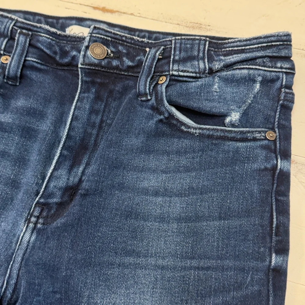 KanCan High Rise Dark Wash Flare Jeans - Picture 7 of 15